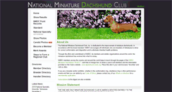 Desktop Screenshot of dachshund-nmdc.org